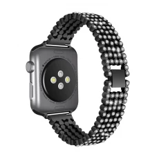 porcelana CBIW1030 Bling Rhinestone banda de reloj de metal para Apple Watch 38mm 42mm fabricante