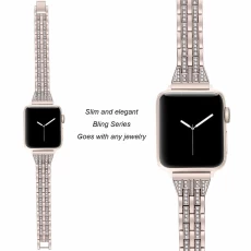 Cina CBIW1031 Trendybay Luxury Jewelry cinturino in acciaio con diamanti per iWatch produttore