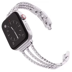 Cina CBIW1054 Cinghia di gioielli in metallo con strass in metallo con diamanti per Apple Watch 4 3 2 1 produttore