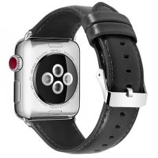 China CBIW1057 Crazy Horse Pattern Genuine Leather Watch Straps For Apple Watch manufacturer