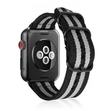 porcelana CBIW120 Correa de reloj de nylon con rayas de lujo para reloj de Apple fabricante