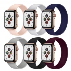 Çin CBIW201 Silikon Saat Kayışı Apple Watch Band Serisi 1 2 3 4 5 üretici firma
