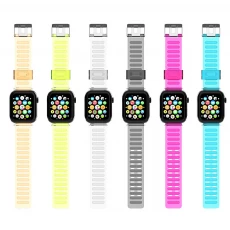 Çin CBIW250 Şeffaf Temizle TPU Watchband Bilezik İzle Kayışı Apple Watch Serisi için 6 5 4 3 SE 38mm 42mm 40mm 44mm üretici firma