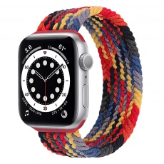 China CBIW258 Elastic Fabric Nylon Braided Solo Loop Strap For Apple Watch Band Series 6 SE 5 4 3 44mm 40mm 38mm 42mm manufacturer