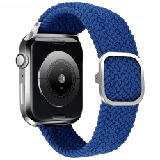 China CBIW270 Braided Solo Loop Nylon Fabric Strap For Apple Watch Band 44mm 40mm 38mm 42mm Elastic Bracelet For iWatch Series 6 SE 5 4 3 manufacturer