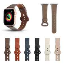 China CBIW273 Genuine Leather Watchband For Apple Watch Leather Band Strap 42mm 38mm 40mm 44mm manufacturer