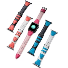 Cina CBIW405 cinturino in vera pelle in vera cinturino per Apple Watch SE Serie 6 5 4 3 2 1 produttore