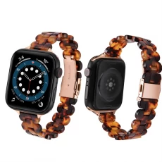 Cina CBIW406 SLIM SLIM FASHION Resin Watchband per Apple Watch Series 6 SE 5 4 3 2 1 produttore