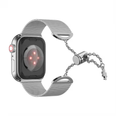 Çin CBIW522 Ayarlanabilir Tasarım Milanese Metal Paslanmaz Çelik İzleme Bandı Apple Watch üretici firma
