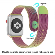 Chiny CBIW62 Magnetyczny mediolański pasek ze stali nierdzewnej do zegarka Apple Watch producent