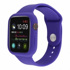 porcelana CBIW71 Correa de reloj de silicona deportiva con estuche protector para Apple Watch fabricante