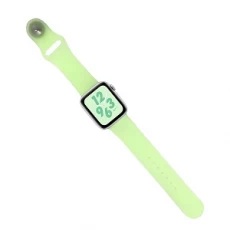 porcelana CBIW80 Translucent Candy Color Silicone WatchBand para Apple Watch 38mm 42mm 40mm 44mm fabricante