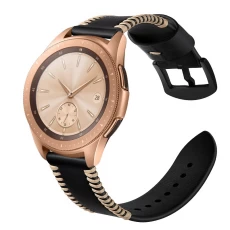 Chine CBSG1022 Bracelet de remplacement en cuir pleine fleur pour Trendybay Fashion pour Samsung Galaxy Watch 42mm 46mm fabricant