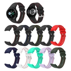 China CBSGW-20 Metallschnalle Silikon-Gurt-Uhrenband für Samsung Galaxy Watch 5 Pro 40 mm 44 mm Hersteller
