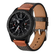 Çin Samsung Gear S3 için CBSW413 Hakiki Deri Watch Band üretici firma