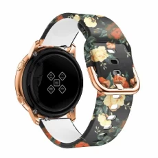China CBSW54 siliconen horlogebandjes met patroonprint voor Samsung Smart Watch fabrikant