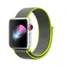 Chiny CBTN09 Tkana nylonowa opaska na zegarek do zegarka Apple 44mm 40mm 42mm 38mm producent