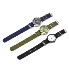 China CBUS104 18mm 20mm 22mm 24mm Army Sports Fabric Watch Strap Nylon Watchband manufacturer