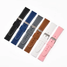 China CBUS23 20mm 22mm 24mm Silicone Watch Straps manufacturer