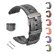 Chine CBUS36 16mm 18mm 20mm 22mm Bracelet de montre en nylon de qualité fabricant