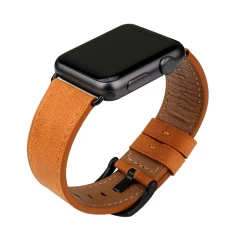 Chine CBUW05 Bracelet de montre en cuir de qualité pour montre Apple Watch Series 5 4 3 2 1 fabricant
