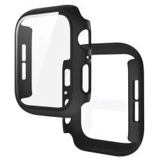 China CBWC23 Full Cover Tempered Glass Screen Protector PC Watch Case For Apple Watch Series 6 5 4 3 2 1 38mm 42mm 40mm 44mm manufacturer