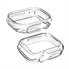 China CBWC31 Transparant Clear TPU Bumper Cover Smart Watch Case voor Apple Watch Ultra 49mm fabrikant