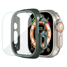 China CBWC35 Wholesale PC Bumper Watch Case For Apple Watch Ultra 49mm With Tempered Glass Film manufacturer