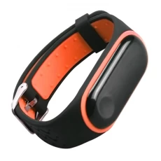 China CBXM348 Buntes Gummi-Silikon-Ersatzband für Xiaomi Band 3-Armband Hersteller