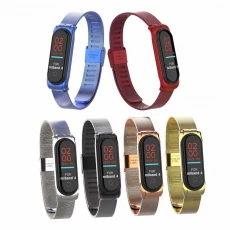 China CBXM400 Smart Watch Mesh roestvrij stalen horlogebandje voor Xiaomi Mi Band 4 fabrikant