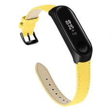 China CBXM424 Leather Watch Straps For Xiaomi Mi Band 4 3 manufacturer