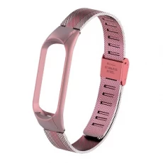 China CBXM438 Mesh Stainless Steel Smart Watch Strap For Xiaomi Mi band 4 3 manufacturer