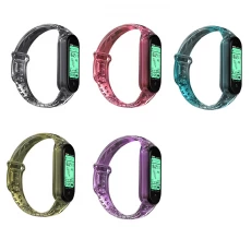 China CBXM572 Light-Changing Transparent Soft TPU Wrist Watch Strap For Xiaomi Mi Band 6 5 4 3 Bracelet manufacturer