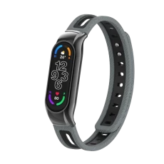 China CBXM7-14 Dual Color TPU Armband Uhrenbänder für Xiaomi Band 7 Smart Fitness Armband Hersteller