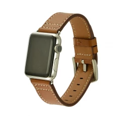 China Classic Genuine Leather Watch Band strap manufacturer