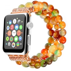 Chine Classy rétro Sports Agate perlé Bracelet Apple Watch Band fabricant
