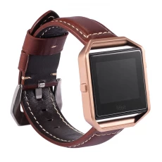 China Fitbit Blaze Bands Leather Replacement Band manufacturer