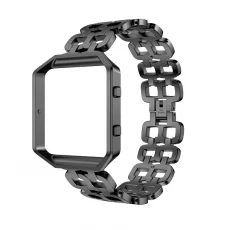 China Fitbit Blaze Stailess Steel Watch Band with Metal Frame manufacturer