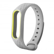 China Xiaomi Mi Band 2 Diamond Pattern Silicone Sport Wristband manufacturer