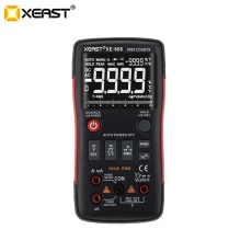 Chine 2018 ventes chaudes XE-608 True-RMS multimètre numérique bouton 9999 compte avec graphique à barres analogique fabricant