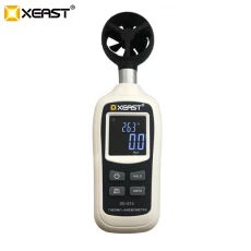 China 2019 XEAST Portable Color Lcd Display Industrial Digital Anemometer Air Flow Meter XE-915 manufacturer