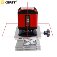 China XEAST Mini Portable 3D Green 5 Lines (4 H and 1 V) Self-Leveling 360 Degree line Laser Level Measuring for floor leveling fabricante