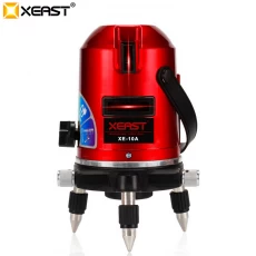 China XEAST XE-10A high precision 4V1H1D 5 lines 360 rotary laser level Red beam laser nivel manufacturer