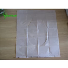 الصين 10PC حزمة المحمولة الورق القابل للتصرف غطاء مقعد المرحاض الصانع
