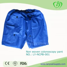 China Blue Disposable Nonwoven Colonoscopy Pants manufacturer
