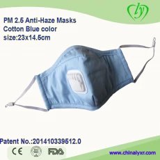 China Blue cotton anti-pollution mask manufacturer
