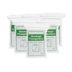 China CE Disposable Triangular Bandage Medical Non-woven Triangulaire  Triangle Towel First Aid Bandage manufacturer