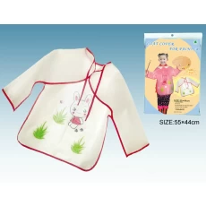 China Cheap Bady Bib for Painting with Long Sleeve manufacturer