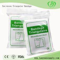 Chine Bandage triangulaire médical non tissé jetable en Chine fabricant