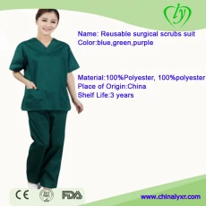 الصين Colorful unisex uniform hospital medical scrub suit الصانع